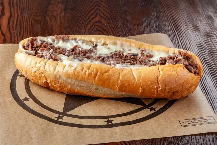 Signature cheesesteaks on Amoroso roll